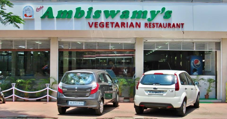 Ambiswamy's Vegetarian Restaurant storefront